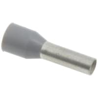 9019190000, Наконечник кабельный (уп=500шт.), Weidmuller, серый, L=18mm, Ø2,8mm, 4mm²
