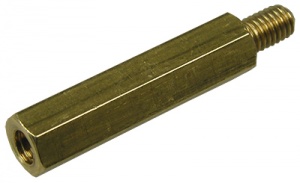 PCHSN-20, Шестигранная стойка для п/плат, М3, KLS, L=20mm, Латунь