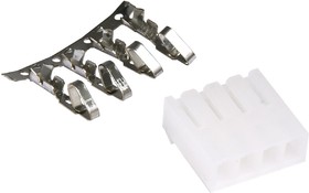 PHU-4, (DS1072-4 F), Розетка каб.с конт., 4x3,96mm