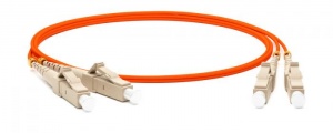 FC-D2-50-ST/PR-ST/PR-H-20M-LSZH-OR, Патч-корд волоконно-опт., MM 50/125, ST-ST, duplex, Hyperline, L=20m, Øжил=2mm, LSZH, оранжевый
