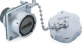 WY24KHDMI2.0Z, Розетка панельная, HDMI2.0, WEIPU, IP67, металл