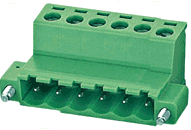 2EDGKRM-5.08-02P-14-00A(H), Клеммный блок, 2x5,8мм, DEGSON, 2.5мм², зеленый, -40...105°С