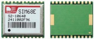 SIM68E, Навигационный GPS/GLONASS модуль, SIMCOM, ГЛОНАСС/GPS/GALILEO/GZSS, 13х15х2,3mm, -40...85°С