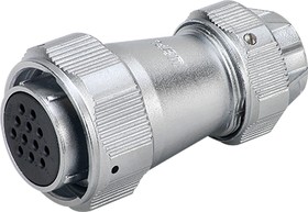 WY12K3TE, Розетка кабельная, WEIPU, 250V, 13A, IP67, металл