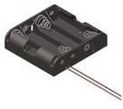 2478, Battery Holder (Open) AA 4 Cell Wire Leads - 6", Keystone