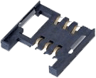 0-1393699-1, Держатель SIM-карт, 6кнт, AMP/TE/TYCO