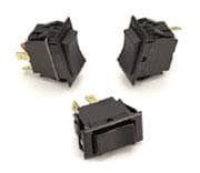 TIGC5M-6S-BL-NBL, Клавишный переключатель, (ON)-OFF-(ON), CARLING, SPDT, 15A, 250V