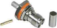 TNC-7417A, Разъем TNC, гнездо, AEC, RG-58, обжим