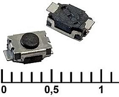 IT-1185AP, Кнопки тактовые, OFF-(ON), 50mA, 12V, Китай, 5х3, h=2mm