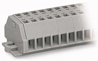 260-102, Клеммная колодка 2-пров., WAGO, 400V, 18A, Серый