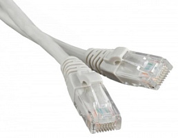 PC-LPM-UTP-RJ45-RJ45-C5e-2M-LSZH-GY, Патч-корд U/UTP, Cat.5е, LSZH, 2 м, серый, Hyperline