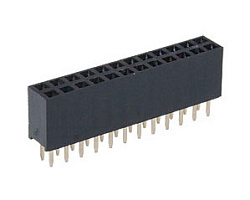 PBD-24, Гнездо на плату (2x12), KLS, 24x2,54mm