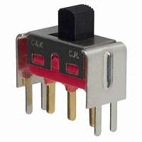 1101M2S3V4BE2, Переключатели движковые, Littelfuse / C&K, -30...65°С