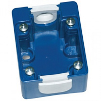DISB038BU, Коробка монтажная для розетки встраиваемой, DKC, голубой, IP44