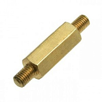 PCHNN-10, Шестигранная стойка для п/плат, латунь