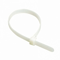 CV-250W, Стяжка кабельная (уп.100шт), Тайвань, Ø74mm, 250х4,8mm, нейлон 6.6, белый, -40...85°С