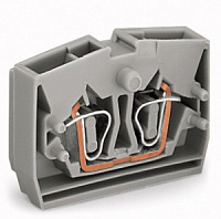 264-321, Центральная клемма 2-пров, WAGO, 800V, 24A, 0.08-2.5mm², Серый