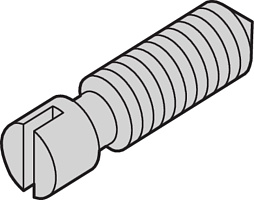 21101-359, Винт, (100шт./комлпект), Schroff, M2,5x9