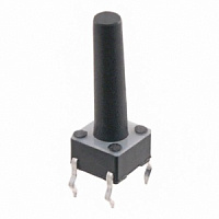 3-1825910-1, Тактовая кнопка без фиксации, TE/TYCO/AMP, h=17mm