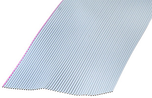 DS1057-60A282R, (FRC-60), Кабель плоский, шлейф, AWG28, CONNFLY, 60жил., 1,27mm, серый, 300V