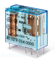 40.52.7.024.0000, Реле промежуточные, FINDER