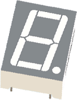 SC36-11SRWA, 1 разрядный индикатор, KGB