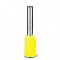 3203037, Кабельный наконечник AI 0,25-8 YE, PHOENIX, 0,14мм², L=12,5мм, Lконт=8мм, Желтый