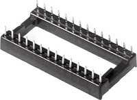 SCL-28, DIP-панель (колодка), 28x2,54mm, AUK