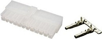 MF 2x12F, (MF-24F), Корпус разъема под обжимные конт., AUK, шаг=4,2мм., 24кнт.