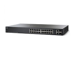 SF220-24P-K9-EU, Интеллектуальный коммутатор, 24 порта 10/100, PoE, Cisco