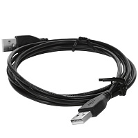 Кабель соединительный, USB 2.0, AM/AM, экран, 28/26AWG, Pro, Cablexpert/Gembird, L=1,8m, медь, черный
