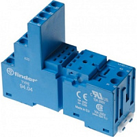 94.04.9SMA, Розетка для реле 55.34, 55.32, 85.02, 85.04 и модулей 99.02, 86.30 с разд. конт., FINDER, -40...70°С