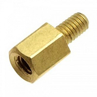 PCHSN-6, Шестигранная стойка для п/плат, М3, KLS, L=6mm, Латунь