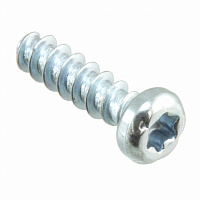 24560-141, SCREW TORX PAN.2.5X9.3 винт со сферо-цилиндрической головкой и звездообразным шлицем, M2,2,5 9,3 мм, оцинкованный, резьба самостопорящаяся, Schroff